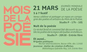 Nuit de la poésie 2015